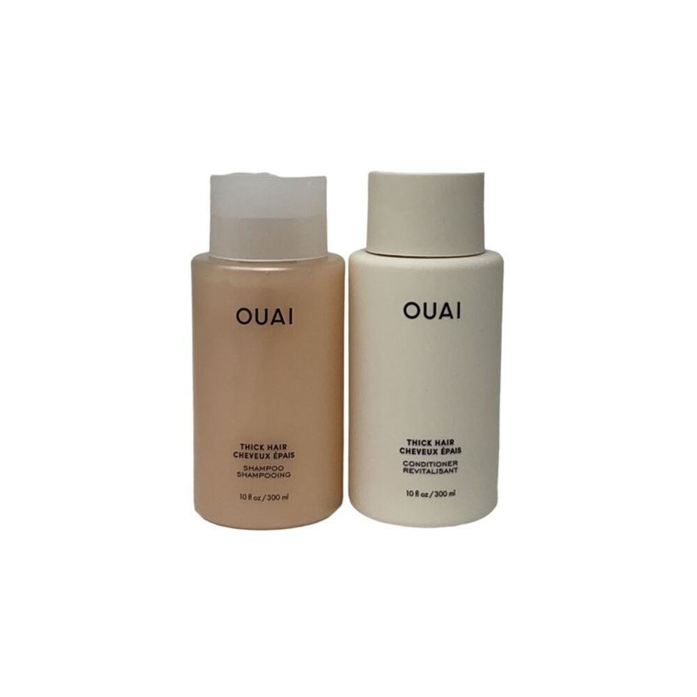 OUAI OUAI Thick Shampoo and Conditioner Set 10 oz Each 1 set